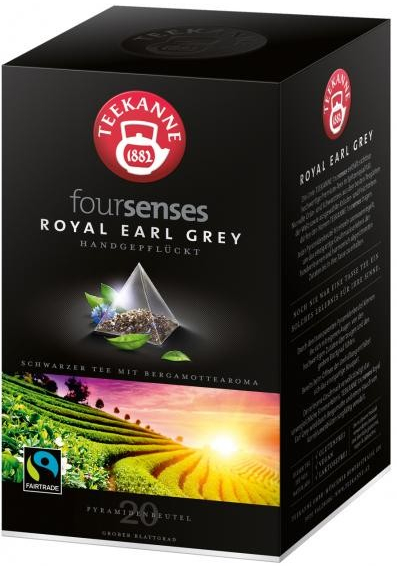 TEEKANNE FOURSENSES Royal Earl Grey Fairtrade 40 g