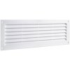 Dalap Plastová vetracia mriežka na dvere 368x130 mm, biela