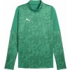 Pánska športová mikina Puma, TEAMCUP TRAINING 1/4 ZIP TOP zelená,biela M