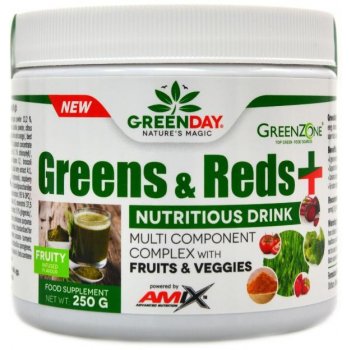 Amix Greens & Reds + 250 g ovoce