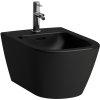 LAUFEN Meda závesný bidet s otvorom, s prepadom, 360 x 540 mm, matná čierna, H8301107163021