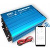 EUROPOWER 12V 230V 1000W AUTOMOBILOVÝ MENIČ PURE SIN DC/AC BLUETOOTH