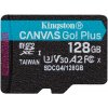 Kingston Canvas Go Plus A2/Micro SDXC/128GB/UHS-I U3 / Class 10 SDCG4/128GBSP