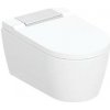 Geberit AquaClean - Elektronický bidet Sela s keramikou, závesný, TurboFlush, SoftClosing, KeraTect, biela/lesklý chróm 146.220.21.1