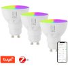 IMMAX NEO SMART sada 3x LED žárovka GU10 4,8W RGB+CCT barevná a bílá, stmívatelná, Zigbee, TUYA 07777C