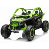 Mamido Elektrické autíčko Buggy Maverick Can-Am 2x24V 4x200W Eva zelenáč so vstupom USB/SD, Licencované