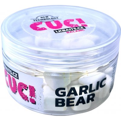 LK Baits CUC Nugget Balanc Fluoro 100 ml 10 mm - Garlic Bear