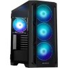 CHIEFTEC skříň APEX LUMO, E-ATX, 1x USB-C 3.2, 2x USB 3.0, 4x 140mm ARGB Fan, ARGB Hub, černá GA-01B-L-OP