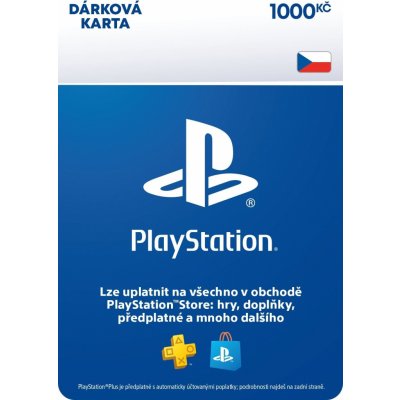 PlayStation Store - Kredit 1000 Sk - CZ