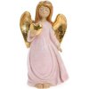 ANJEL SO SRDCOM ZLA/RUŽ POLY 10,5*9*18CM