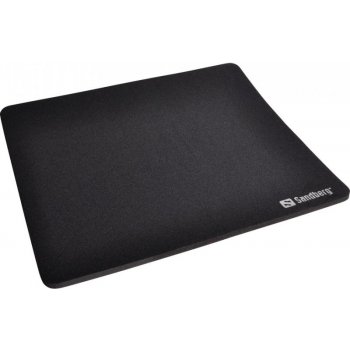 Sandberg Mousepad Black, podložka pod myš, čierna