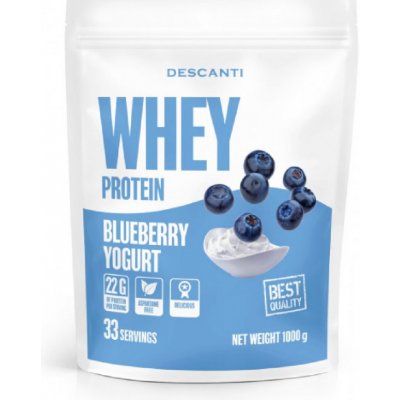 Descanti Whey Protein Čučoriedka Jogurt 1000g
