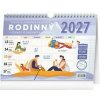 Týždenný rodinný plánovací kalendár s háčikom CZ/SK 2027, 30 x 21 cm - autor neuvedený