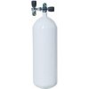Potápačská Fľaša 12L / 230 bar VÍTKOVICE CYLINDERS Biela Iba fľašu bez ventilu Botka Gumová
