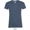 SOL´S REGENT / Dámske tričko s okrúhlym výstrihom - denim XXL
