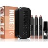 Nudestix 90's Nude Mini Lips Magnetic Matte Lip Color Boho matná ceruzka na pery 2,5 g + Magnetic Matte Lip Color Greystone matná ceruzka na pery 2,5 g + Magnetic Matte Lip Color Fringe matná ceruzka