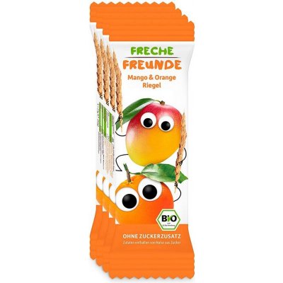 Freche Freunde Bio Ovocná tyčinka Mango a pomeranč 4x23 g