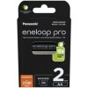 Panasonic Eneloop Pro 1x2 Mignon AA 2500mAh Ni-MH BK-3HCDE/2BE