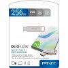 Pendrive PNY Pendrive 256GB USB 3.2 Duo-Link P-FDI256DULINKTYC-GE