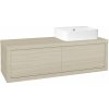 Dreja Umývadlová skriňa STORM SZZ2 120 (umývadlo Joy 3) - D25 Teak / D25 Teak / Pravé