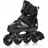 NASTAVITEĽNÉ KOLIESKOVÉ KORČULE ROX M 34-37 čierne ABEC7 kolieska PU