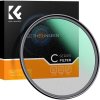 K&F Concept K&F 72MM C Series Black Mist Filter 1, Ultra-thin multilayer Green Coating