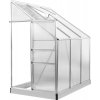 Nabbi Glasshouse skleník k stene 190 x 130 x 205 cm priehľadná