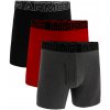 Pánske boxerky Under Armour Perf Cotton Solid 6in 3Pack Castlerock Heather XXL
