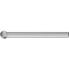 Mini techická fréza, tvrdokov, kulová 0605 4 3mm 6x5mm Pferd