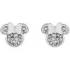 Detské náušnice Disney Minnie Mouse oceľ E600177RWL-B.SK