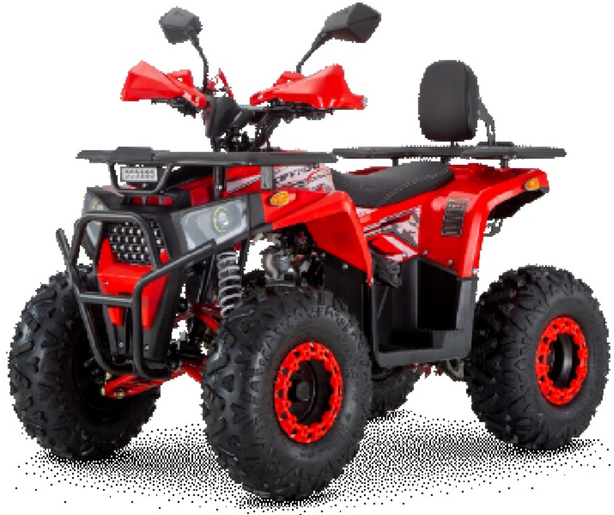 AFN 125cc automatická detská štvorkolka – červená