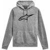 Mikina AGELESS HOODIE 3, ALPINESTARS (šedá/černá, vel. XL)