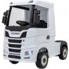 RAMIZ Elektrické autíčko Kamión SCANIA R-Serie - biele - 4x35W- BATÉRIA - 2x12V7Ah - 2026