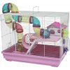 Panama Pet Cage pro hlodavce bílá/růžová 47 x 30 x 37 cm
