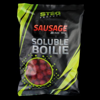 Stég Product Soluble Boilies 1kg 20mm Sausage