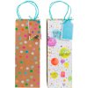 Darčeková taška na víno set 2 ks Artebene Dots & Happy Birthday