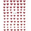 Nálepky na nechty srdiečka JO 968