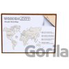 Wooden City 3D puzzle Mapa sveta L 29 ks WM502