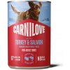 CARNILOVE Dog CAN paté Made with Turkey & Salmon 400 g