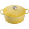 Le Creuset - Liatinový hrniec okrúhly s pokrievkou 22 cm/3,3l žltý