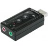 Manhattan Sound card Hi-Speed USB virtual 3D 7.1 with volume control 152341