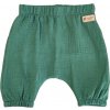 Mušelínové kraťasky Monkey Mum® - Tmavozelené 86/92