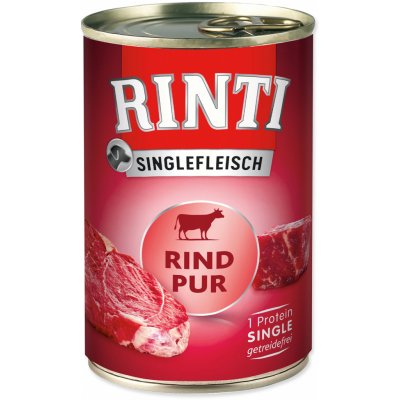 Finnern Rinti Rinti PUR konzerva pre psov Rind 400g - hovädzie mäso