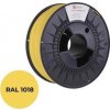 C-TECH Tisková struna (filament) PREMIUM LINE, PETG, zinková žlutá, RAL1018, 1,75mm, 1kg