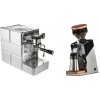 Stone Espresso Mine Premium + Eureka Mignon Single Dose PRO, Chrome & Oak