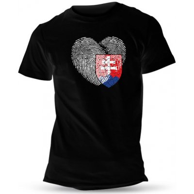 Kubo tričko Slovensko srdce čierne