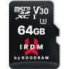 GOODRAM IR-M3AA-0640R12 GOODRAM IRDM Paměťová karta Micro SDXC 64GB UHS-I U3 V30 + adapter