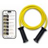 Gladius Rope - Záťažové švihadlo pre intenzívny a krátky tréning. Posilňuj celé telo. Gladius Rope: Lanko: žlté, Rukoväte: čierne Ťažšie lanko vhodné na rýchly a intenzívny tréning. 6 tréningov súčasť