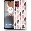 Picasee silikónový čierny obal pre Motorola Moto G32 - Pírka 2