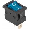 XTREME Kolískový vypínač 12V mini 3pin modrý PRK0020C